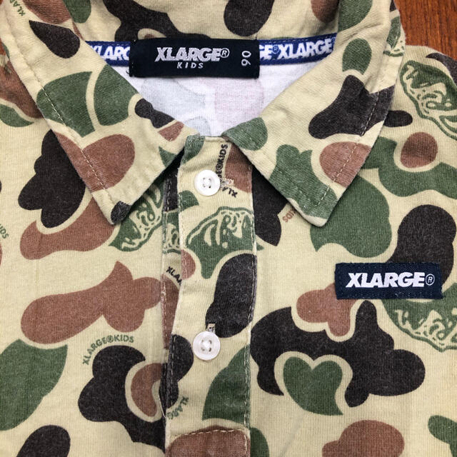 XLARGE(エクストララージ)のXLARGEキッズ 半袖Tシャツ 90cm キッズ/ベビー/マタニティのキッズ服男の子用(90cm~)(Tシャツ/カットソー)の商品写真