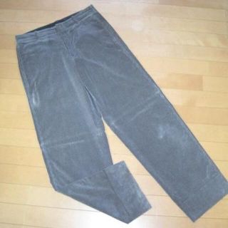 ジョルジオアルマーニ(GIORGIO ARMANI)のジョルジオアルマーニ 黒ラベル コレクション コーデュロイ パンツ GRAY(スラックス)