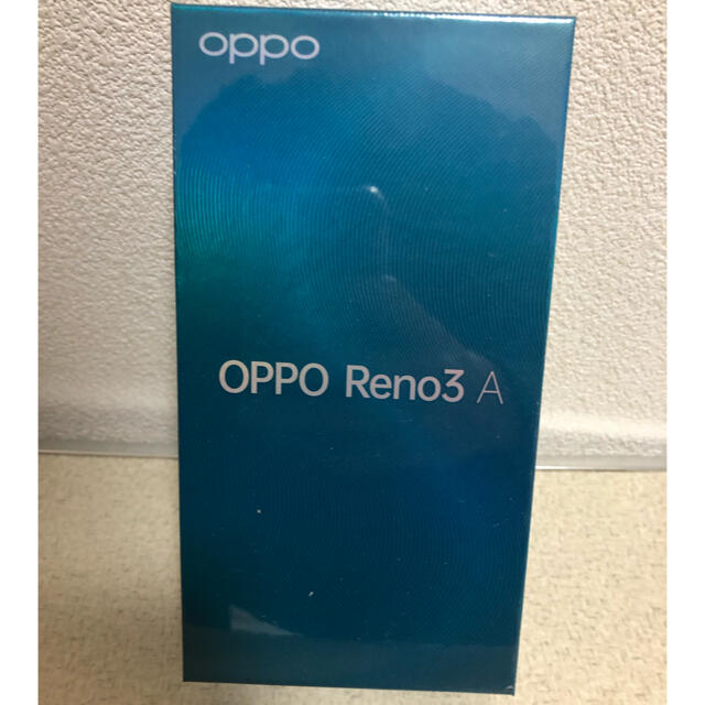 OPPO(オッポ)の【新品未開封】ノンキャリア　OPPO Reno3 A ホワイト スマホ/家電/カメラのスマートフォン/携帯電話(スマートフォン本体)の商品写真