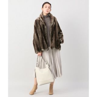 Noble フェイクファーコート 未使用品