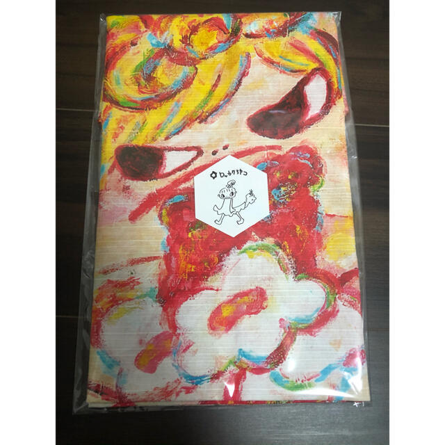ロッカクアヤコ 「魔法の手」大きなバンダナ美術品/アンティーク