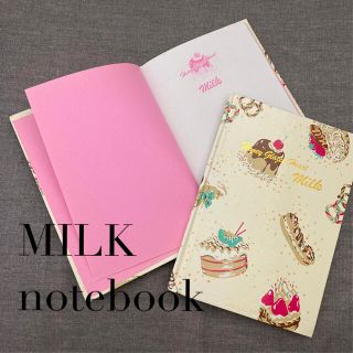 ミルク(MILK)の【送料込】MILK CUTiE付録ノート2冊セット(ノート/メモ帳/ふせん)