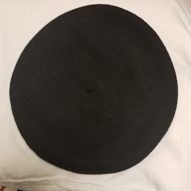 ベレー帽　ブラック　黒　シンプル メンズの帽子(ハンチング/ベレー帽)の商品写真