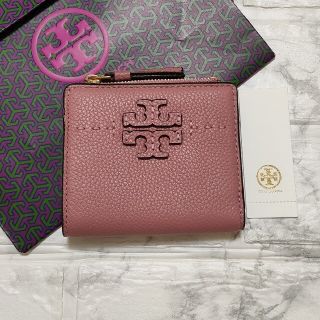 トリーバーチ(Tory Burch)のTORY BURCH トリーバーチ スリム ウォレット ミニ財布 ピンク(財布)