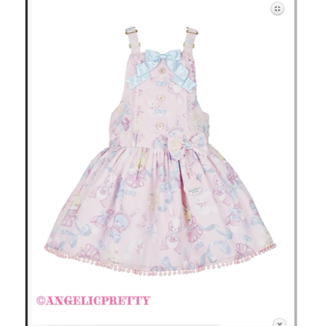 Angelic Pretty - ANGELIC PRETTY Moco moco Bunnys サロペットの通販 ... アンジェリックプリティ Moco moco Bunnys