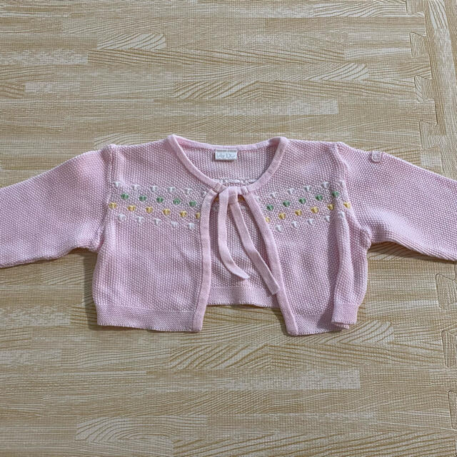 baby Dior(ベビーディオール)の［美品］babyDiorのカーディガン キッズ/ベビー/マタニティのベビー服(~85cm)(カーディガン/ボレロ)の商品写真