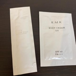 アールエムケー(RMK)のRMK クリームソープ洗顔　ボディUVクリーム　日焼け止めサンプル(日焼け止め/サンオイル)