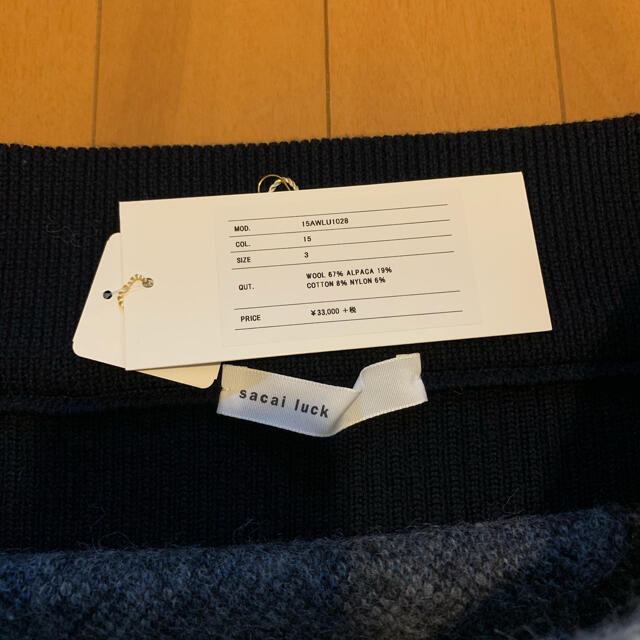 【未使用】sacai luck ニットスカート　size3 2
