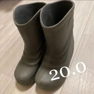 カーキ色 長靴 レインブーツ 20.0cm(長靴/レインシューズ)