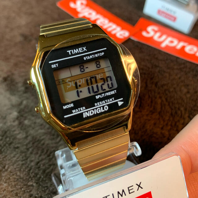 SUPREME ×Timex 19AW ゴールド