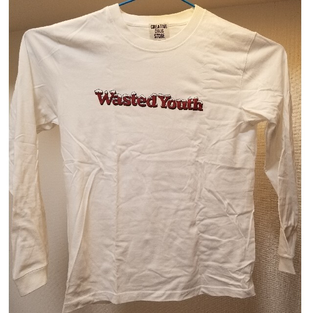 Lサイズwasted youth × creative drug store ロンT