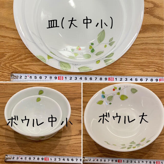 CORELLE(コレール)のコレール　グリーンプリーズ食器10枚セット インテリア/住まい/日用品のキッチン/食器(食器)の商品写真