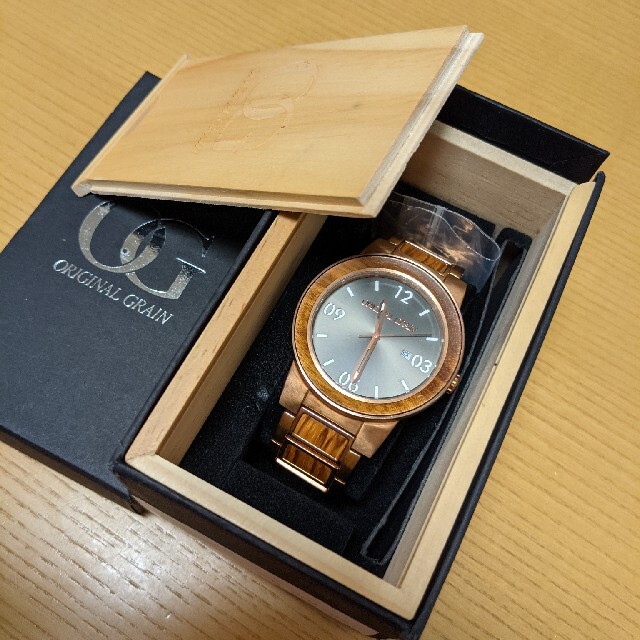 ORIGINAL GRAIN 腕時計 天然木使用