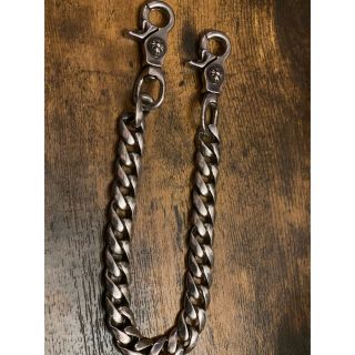 クロムハーツ(Chrome Hearts)のクロムハーツ ウォレットチェーンクラシックショート ダブルクリップ(ウォレットチェーン)