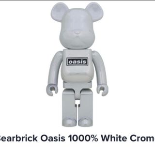 メディコムトイ(MEDICOM TOY)のOASIS × BE@RBRICK WHITE 1000% 新品未開封(キャラクターグッズ)