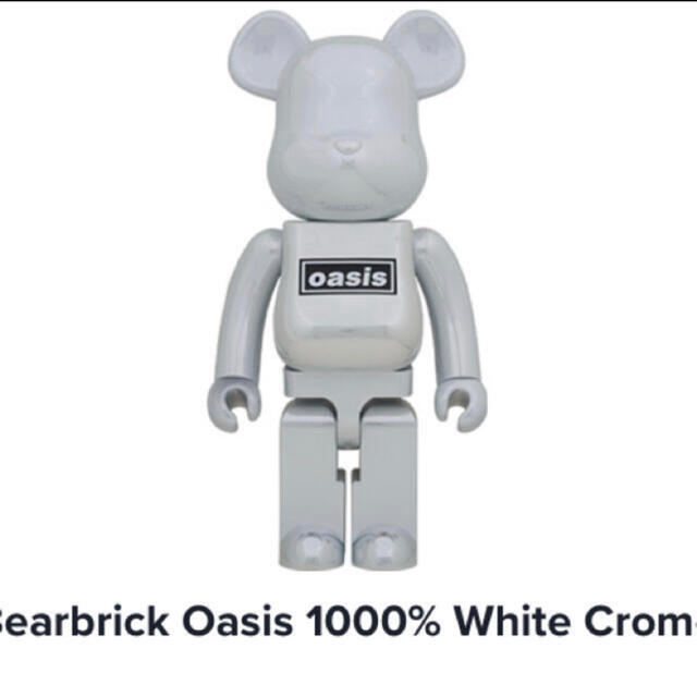 OASIS × BE@RBRICK WHITE 1000% 新品未開封キャラクターグッズ