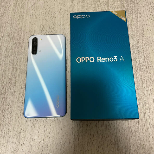 OPPO(オッポ)のOPPO Reno3A WH (RAM6GB / ROM128GB) スマホ/家電/カメラのスマートフォン/携帯電話(スマートフォン本体)の商品写真