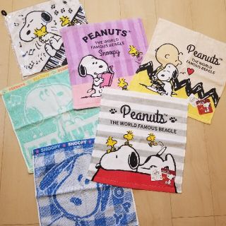 スヌーピー(SNOOPY)の新品未使用　スヌーピー　タオルセット(ハンカチ)