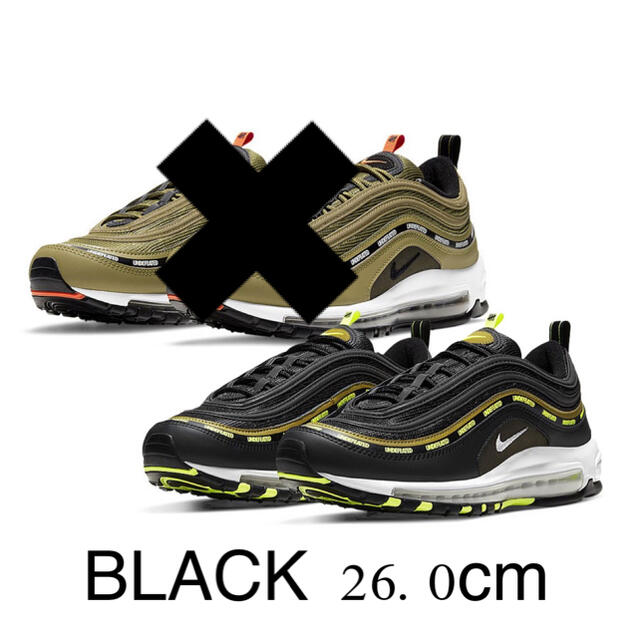 NIKE UNDEFEATED AIRMAX97 26.0cm