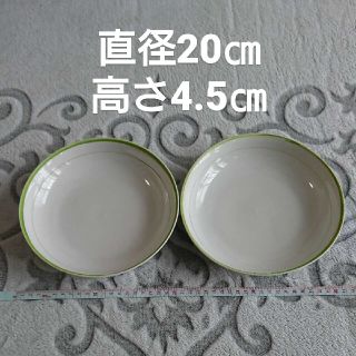 金縁お皿5枚セットと緑、黄金縁お皿5枚