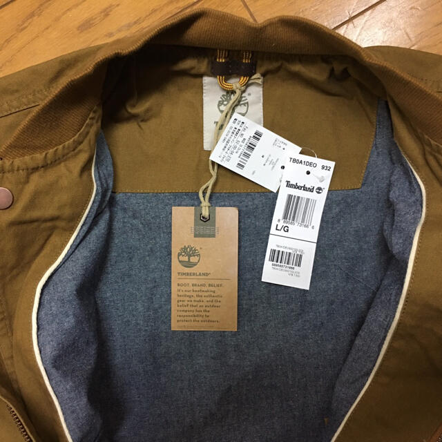 Timberland(ティンバーランド)の定価25850円・ティンバーランド・ブルゾン・Lサイズ メンズのジャケット/アウター(ブルゾン)の商品写真
