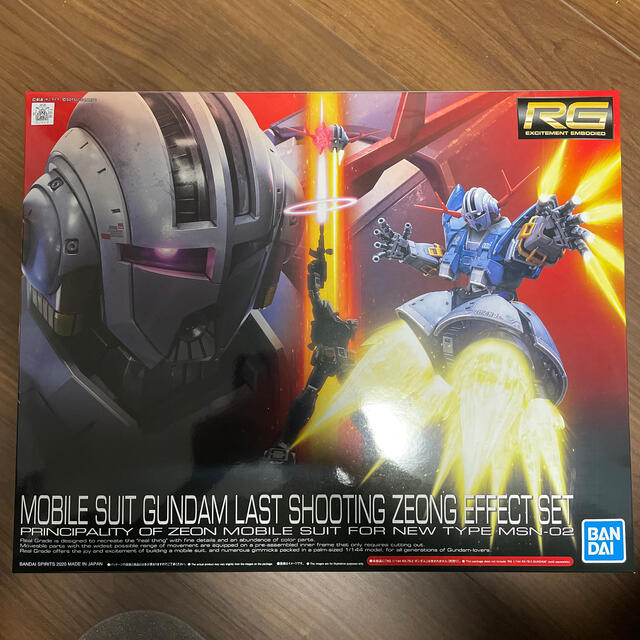 BANDAI(バンダイ)のRG ジオング ラストシューティングエフェクトセット 新品 未開封 エンタメ/ホビーのおもちゃ/ぬいぐるみ(模型/プラモデル)の商品写真