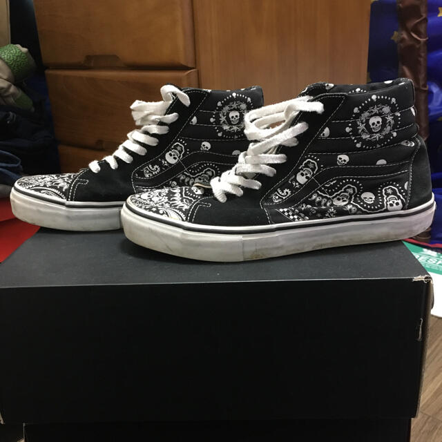 レアモデル　VANS SK8 high スカル ペイズリー 28.5cm