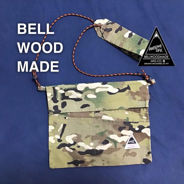 mont bell(モンベル)のBELLWOODMADE ベルウッドメイド　サコッシュ　迷彩　カモフラージュ メンズのバッグ(ボディーバッグ)の商品写真