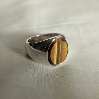 マルタンマルジェラ(Maison Martin Margiela)のtom wood oval tiger eye リング(リング(指輪))