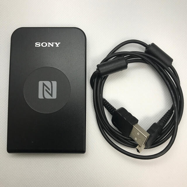 SONY(ソニー)の【傷有】SONY PaSoRi パソリ RC-S380 USBminiケーブル付 スマホ/家電/カメラのPC/タブレット(PC周辺機器)の商品写真