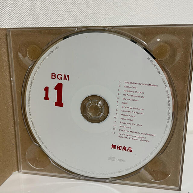 MUJI (無印良品)(ムジルシリョウヒン)のEsme様専用　無印良品　BGM 11  ハワイアンアルバムCD エンタメ/ホビーのCD(ヒーリング/ニューエイジ)の商品写真