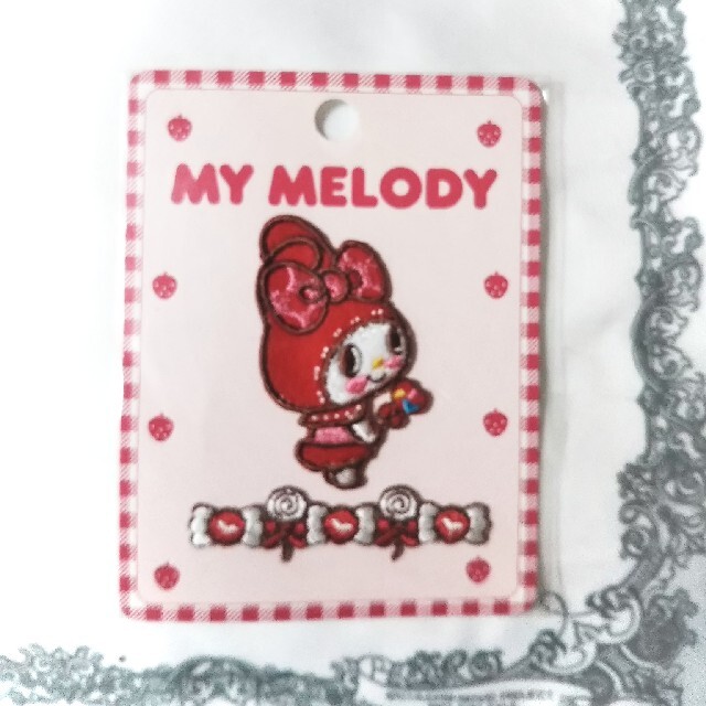 サンリオ(サンリオ)のMY MELODY アイロン接着ワッペン ハンドメイドの素材/材料(各種パーツ)の商品写真