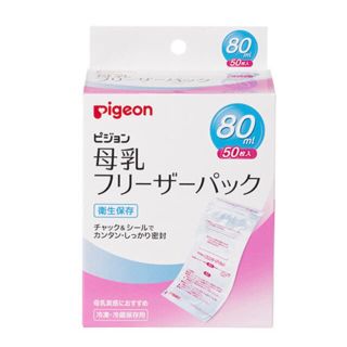 ピジョン(Pigeon)の母乳フリーザーパック80ml x 50枚(その他)