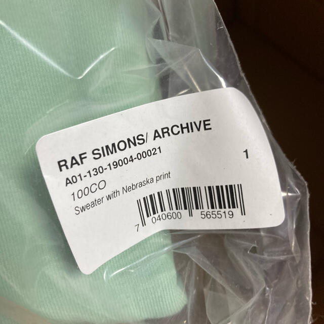 RAF SIMONS(ラフシモンズ)のRaf simons archive SWEATER WITH NEBRASKA メンズのトップス(スウェット)の商品写真