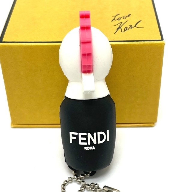 フェンディ FENDI カール ラガーフェルド USBメモリー キーホルダー ラバー ブラック ブラック