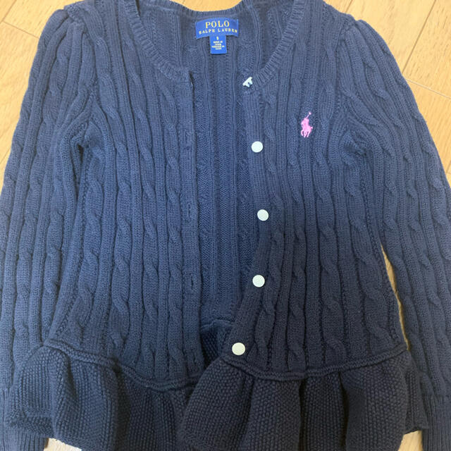 POLO RALPH LAUREN(ポロラルフローレン)のラルフローレン　カーディガン　120サイズ キッズ/ベビー/マタニティのキッズ服女の子用(90cm~)(カーディガン)の商品写真