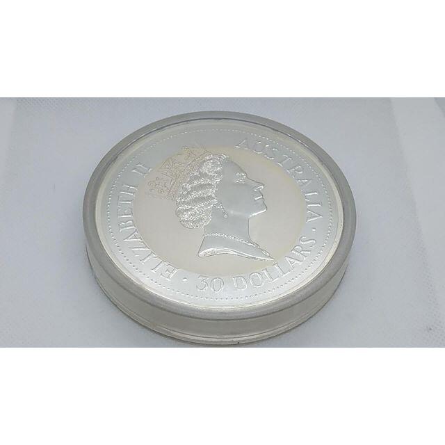 オーストリア 1992年 カワセミ＆エリザベス二世 銀貨 1kg シルバー999