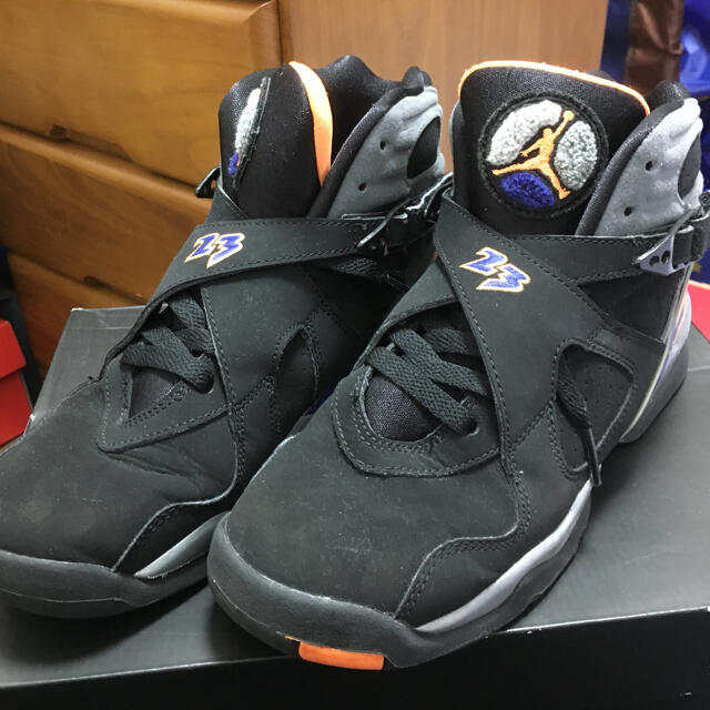 NIKE(ナイキ)のNIKE AIR JORDAN 8 Retro GS 24cm 美品 レディースの靴/シューズ(スニーカー)の商品写真