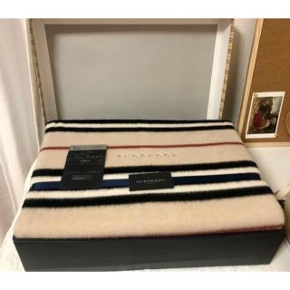 バーバリー(BURBERRY)のBURBERRY ロンドン ウール毛布 140×200バーバリー【新品未使用品】(毛布)