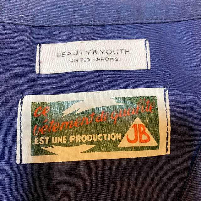 BEAUTY&YOUTH UNITED ARROWS(ビューティアンドユースユナイテッドアローズ)のユナイテッドアローズ　フランス製ノーカラージャケット メンズのジャケット/アウター(テーラードジャケット)の商品写真