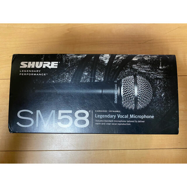 SHURE ボーカルマイク SM58  楽器のレコーディング/PA機器(マイク)の商品写真