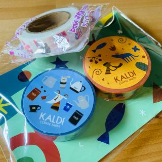 カルディ(KALDI)の★新品 未開封★ カルディ KALDI マスキングテープ マステ(テープ/マスキングテープ)