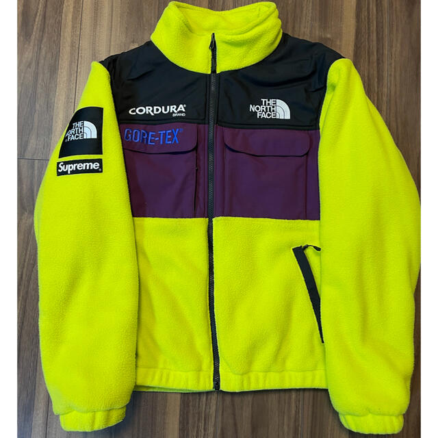 Supreme(シュプリーム)のSupreme×The North Face フリース　M イエロー メンズのジャケット/アウター(マウンテンパーカー)の商品写真