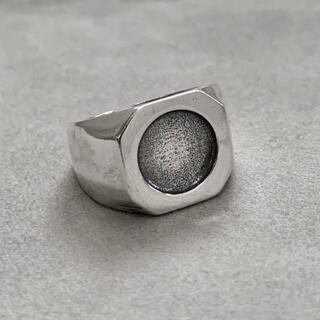 シルバー925 サークルカットリング　　カレッジリング 指輪　silver925(リング(指輪))