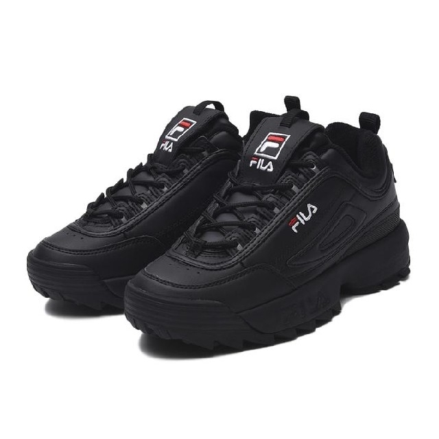 FILA ディスラプター2 プレミアム ブラック 22.5cm