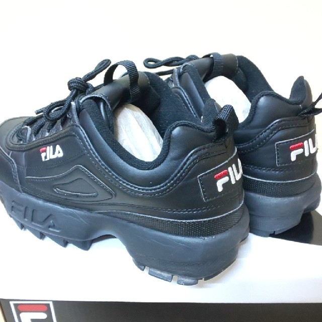 FILA ディスラプター2 プレミアム ブラック 22.5cm 2