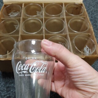 コカコーラ(コカ・コーラ)の1972年！コカ・コーラグラス12個(１ダース)(グラス/カップ)