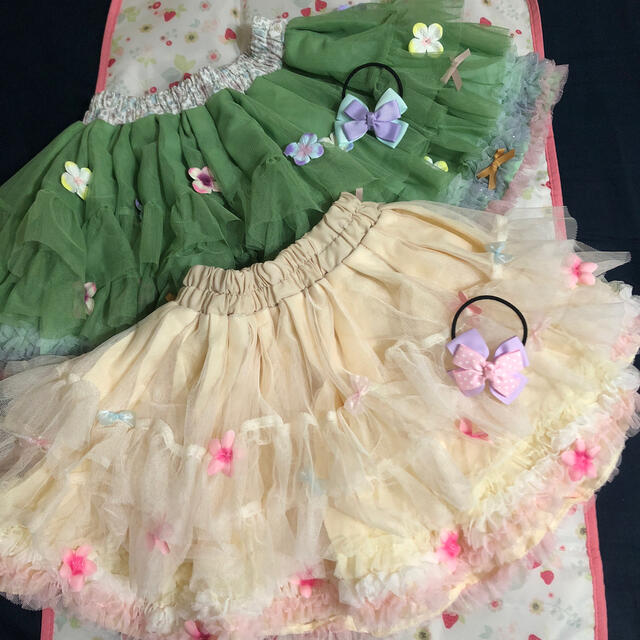 未使用  panpantutu  スカート  Ｌ２点セットキッズ服女の子用(90cm~)