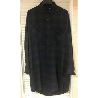 ラッドミュージシャン(LAD MUSICIAN)の専用ラッドミュージシャンRAYON BLOCK CHECK LONG SHIRT(シャツ)