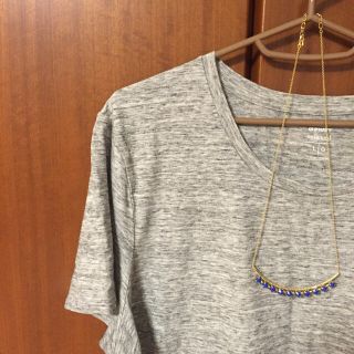 オールドネイビー(Old Navy)の♡杢グレーの柔らかカットソー♡(カットソー(半袖/袖なし))